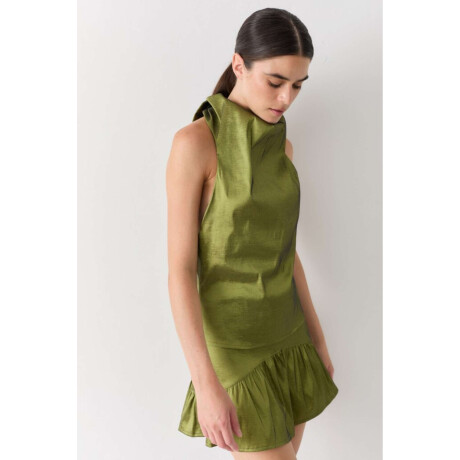 TOP HALTER PARTY Verde