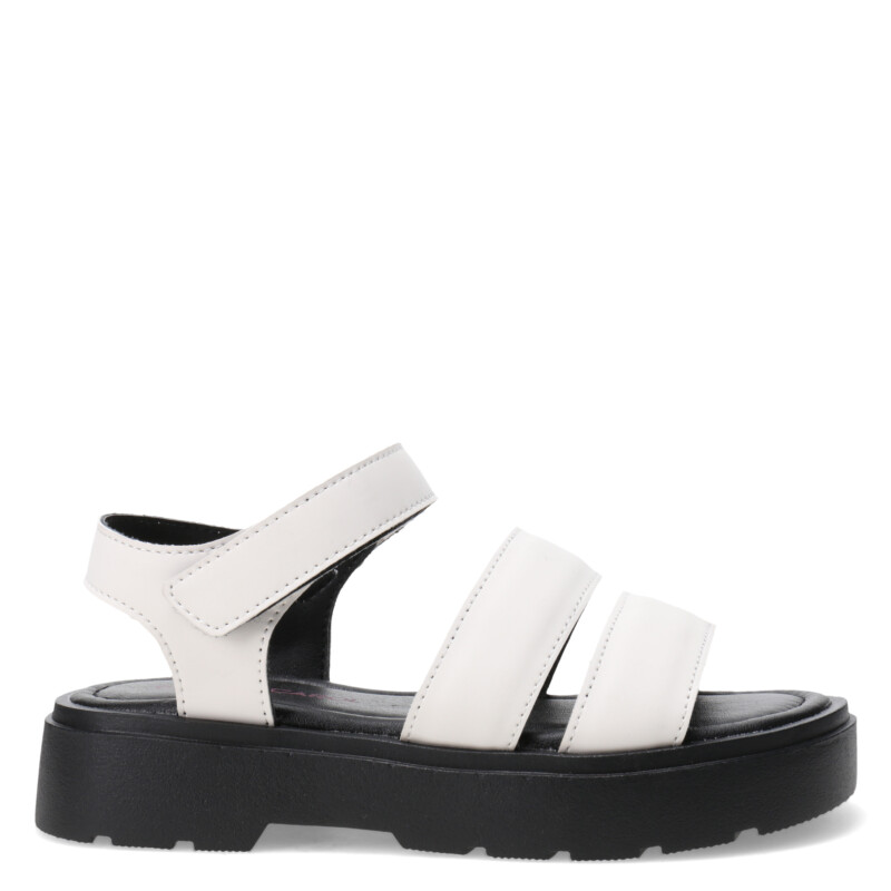 Sandalias de Niña MINI Miss Carol DRAGA con dos tiras Blanco