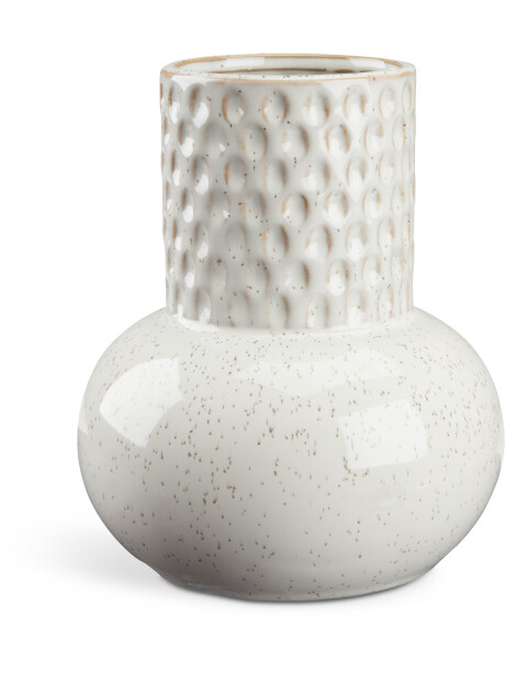 Jarrón INGBERT Ø15xA18cm blanco Jarrón INGBERT Ø15xA18cm blanco