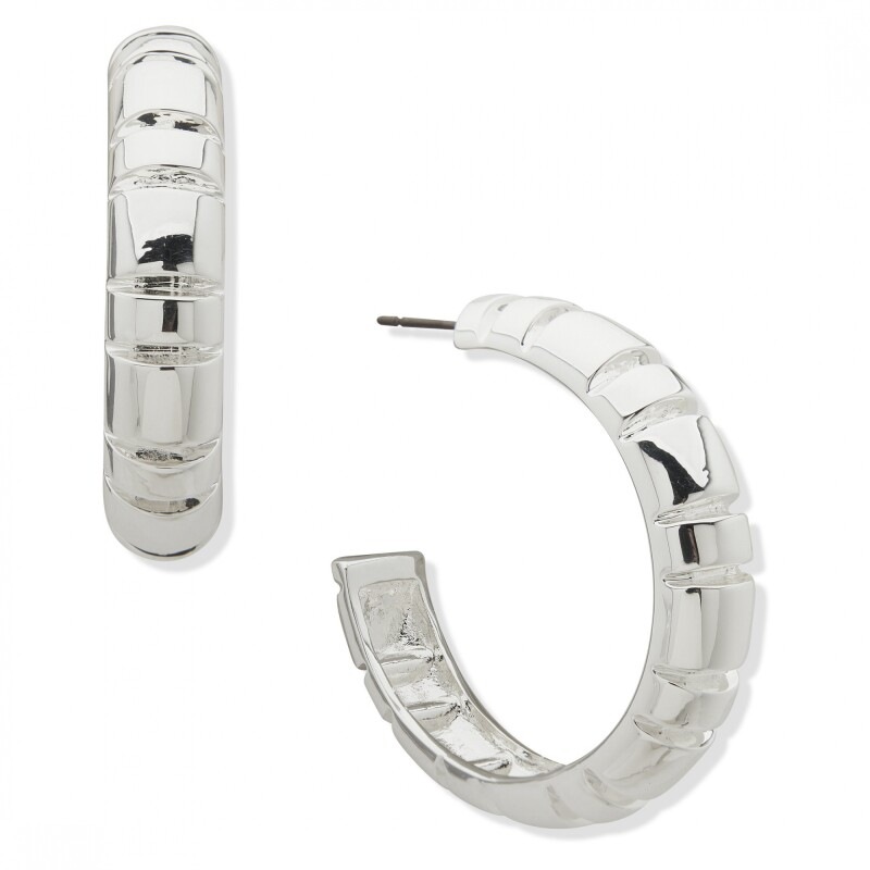 Pe 41Mm C Hoop Pst Silver