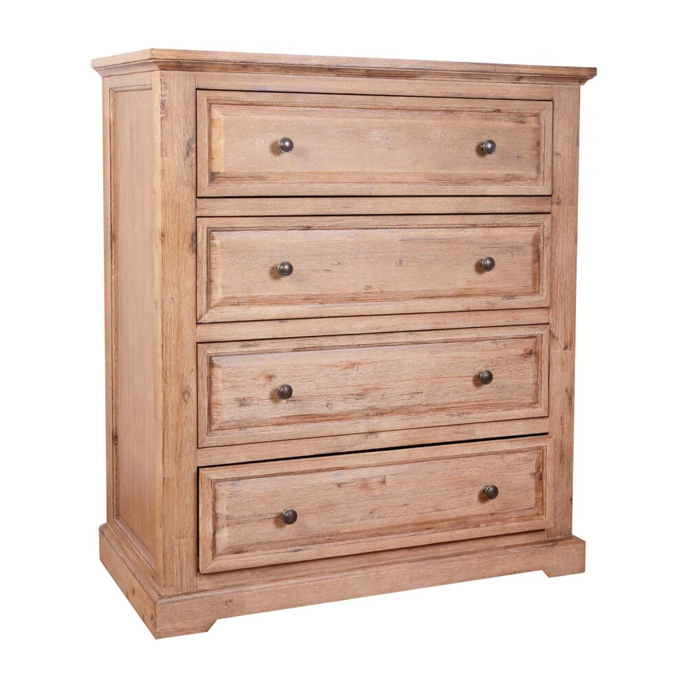 CAJONERA 5 CAJONES MADERA-ACACIA NATURAL-BEIGE WESPORT