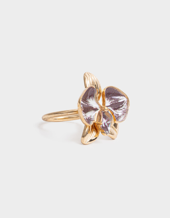 Anillos Medianos y Grandes Flores Anillos Medianos Y Grandes De Flores - Dorado