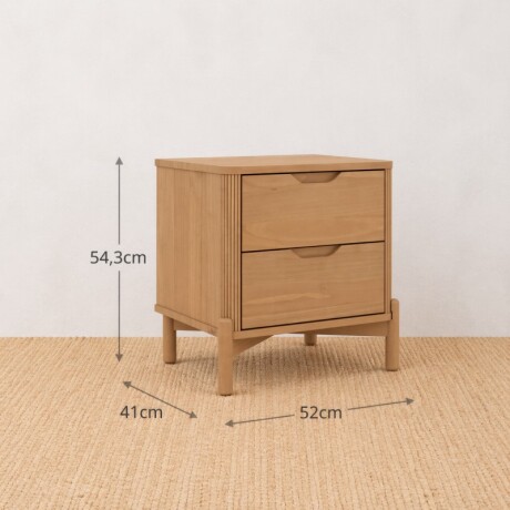 Mesa De Luz Nest 2 Cajones Tauri U