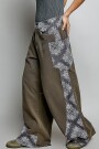 PANTALON COMBINADO Gris