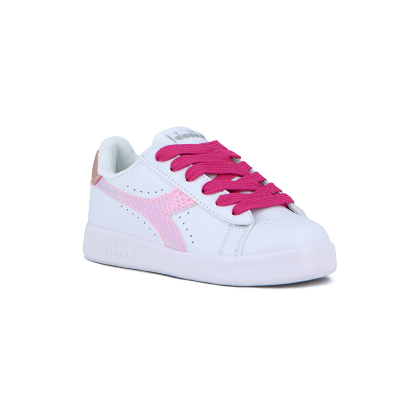 Diadora Knock On Lifestyle Niños Blanco-fuchsia Blanco-fucsia