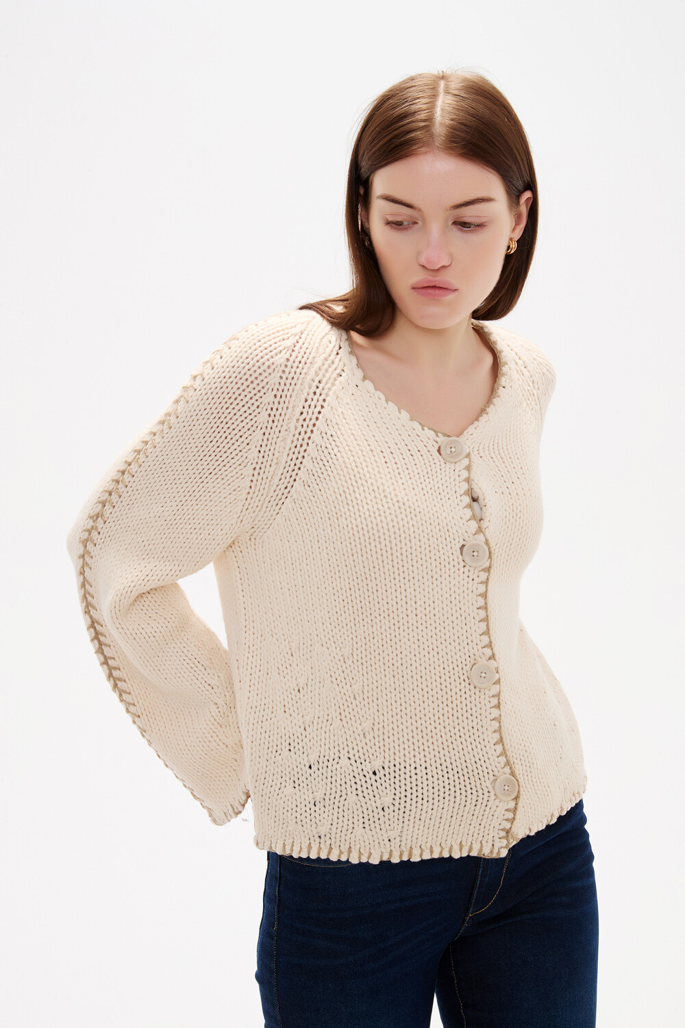 Cardigan Garene Crudo / Natural