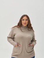 Buzo Pompón Beige