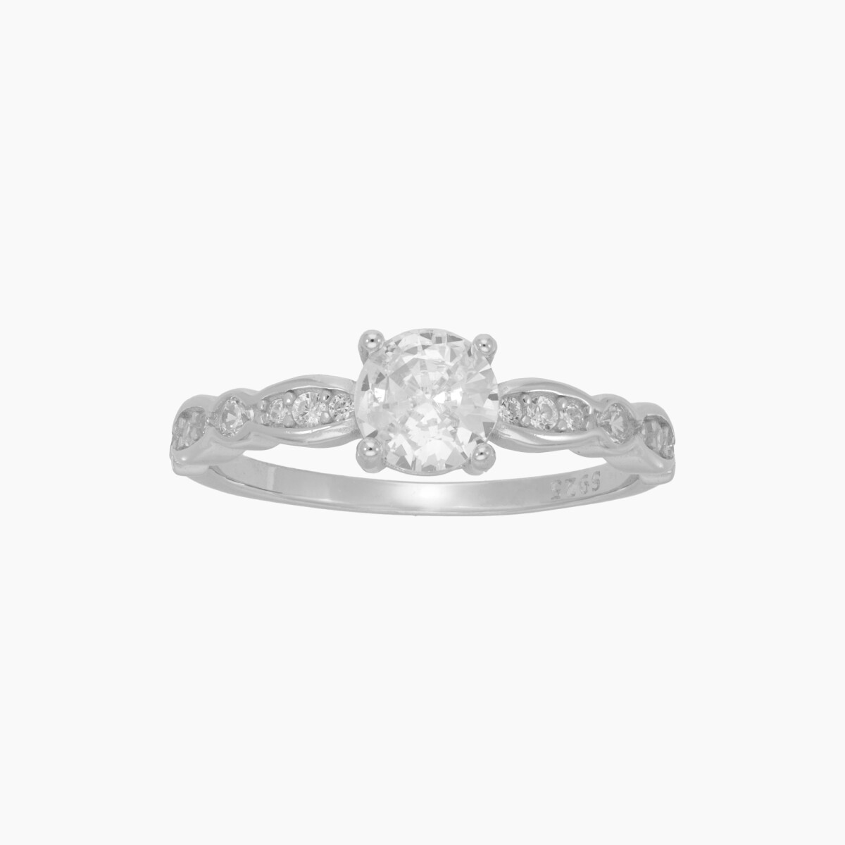 Anillo De Plata 925 Con Circonias 