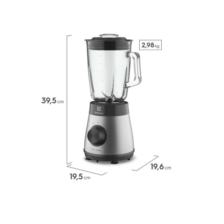 Licuadora Electrolux Jarra de Vidrio 700W 1.5L EBS30 Inoxidable