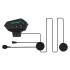 Intercomunicador Motos Auriculares Manos Libres Bt Casco Variante Color Negro