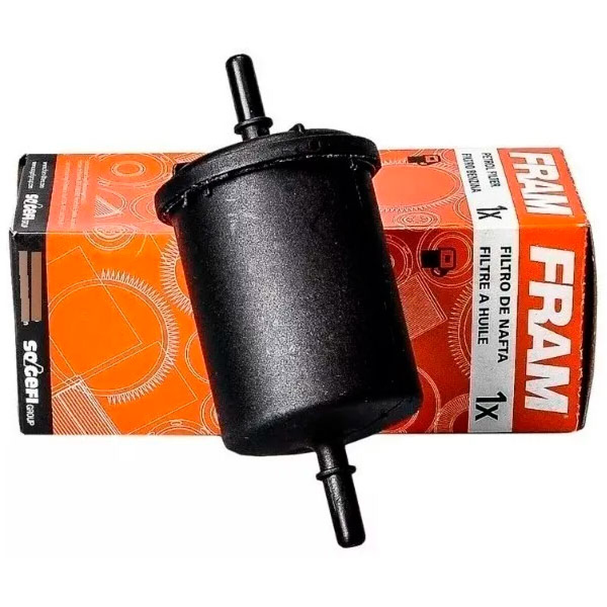 FILTRO COMBUSTIBLE CITROEN - PEUGEOT 206 207 PARTNER RENAULT CLIO II KANGOO FRAM 