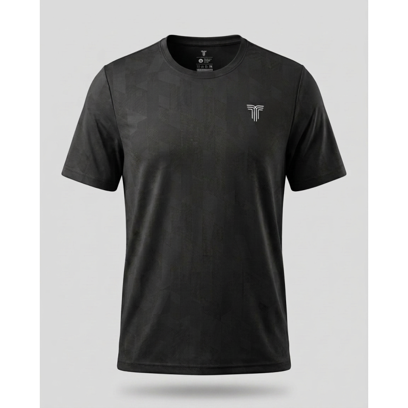 Remera de Hombre TIFFOSI Running Negro