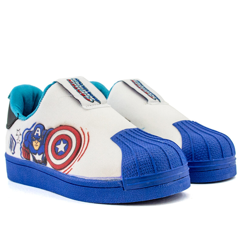 Championes Marvel Avengers de Niños - AVTCFW23101 Blanco-azul