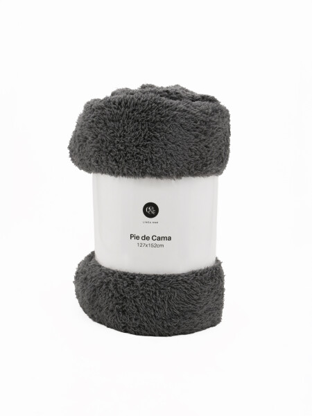 PIE DE CAMA ONE GRIS