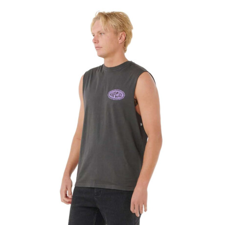 Musculosa Rip Curl De Oval Muscle Negro