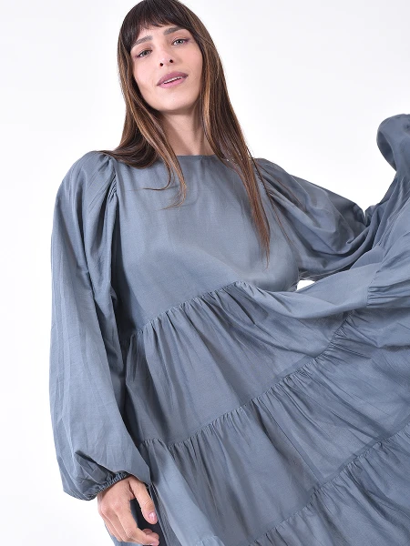 VESTIDO SAGAR AZUL PIEDRA