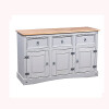 APARADOR RTD 282633- 3 Puertas + 3 Cajones Gris-Cera -Rústic Sin color