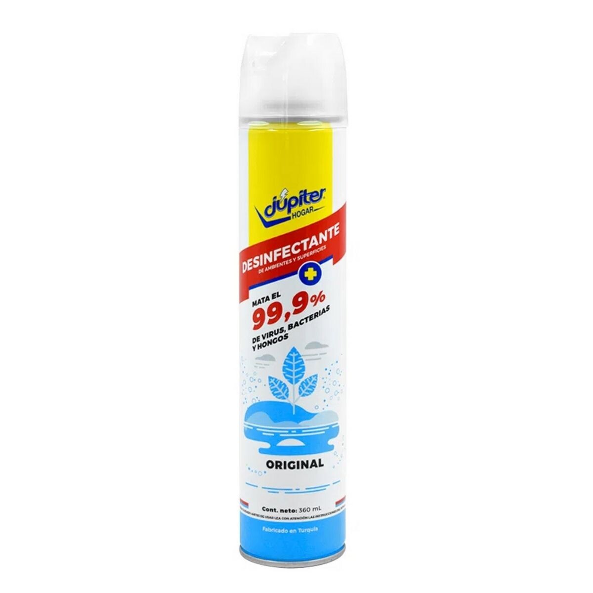 Desinfectante de Ambientes Júpiter en Aerosol - Original 360 ML 