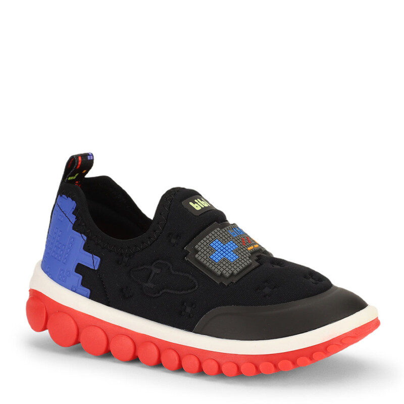 Championes de Niño Bibi Roller 2.0 Negro - Rojo