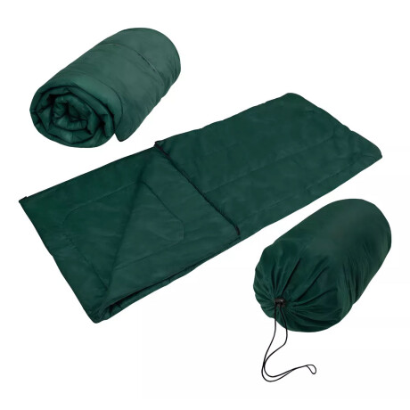 Sobre Saco de Dormir Mor 1.92Mt con Bolso Transporte Camping Verde