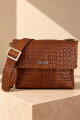 Bandolera teka Whisky croco
