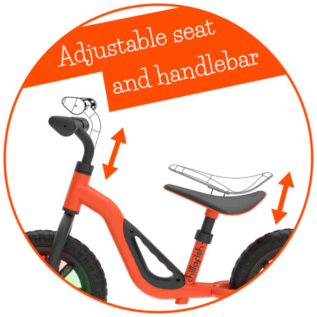 Bicicleta de Equilibrio Chillafish Charlie Glow Orange