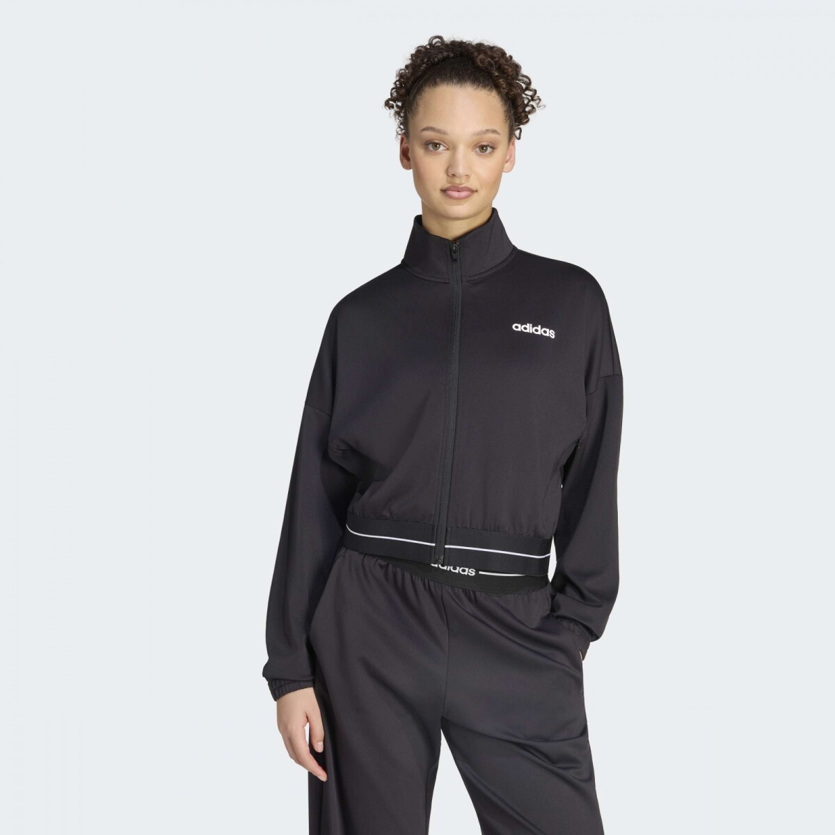 Campera Adidas Cropped Track Top - Negro 