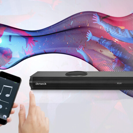 Barra de Sonido 2.2 Bluetooth Aiwa AW-SBH22 con 130W RMS Barra de Sonido 2.2 Bluetooth Aiwa AW-SBH22 con 130W RMS