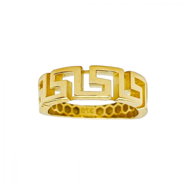 Anillo Griego calado - Oro bajo-Sin piedra-AN8229 sinpiedra