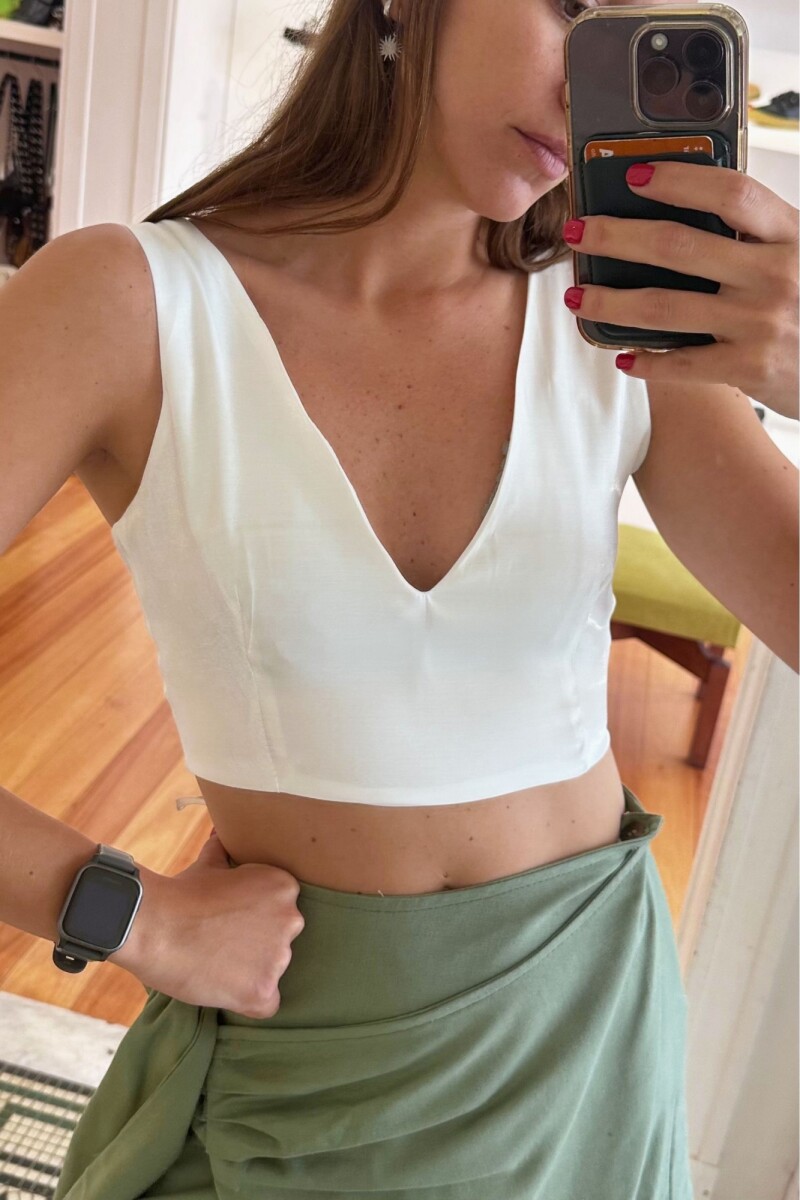 Top Galia - Blanco 