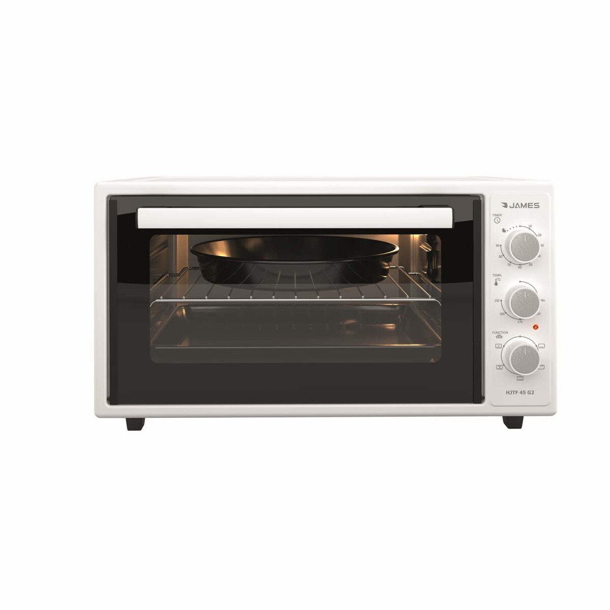 HORNO ELÉCTRICO JAMES - 45-LITROS BLANCO HJTF 45 G2 