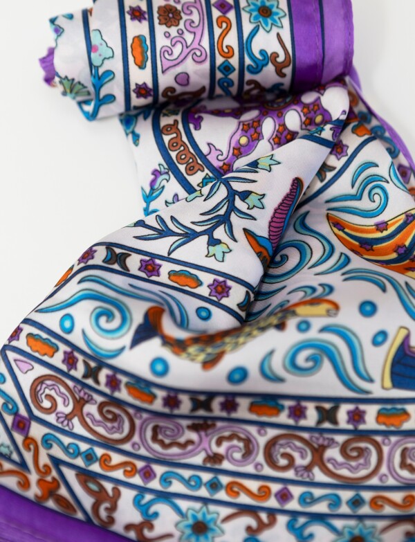 Pañuelo Printed MULTI/VIOLETA