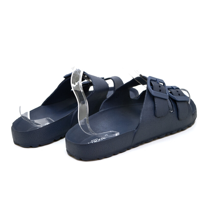 Sandalias The Brooklyn Haus Chinela 2 hebillas de Hombre - YF28M Marino