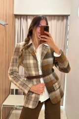 Blazer Simple Cuadrille