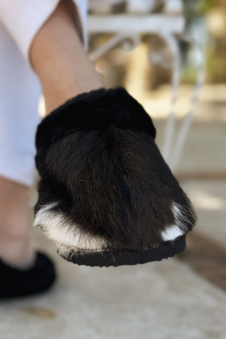 Pantuflas Celtis Pelo Negro