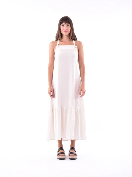 VESTIDO DINA CRUDO