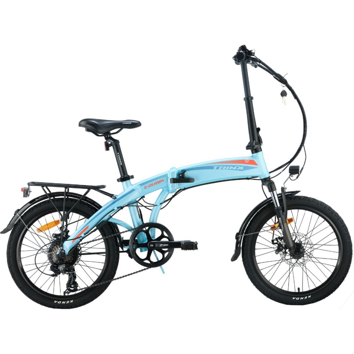 Bicicleta Eléctrica Trinx E-Rubik Celeste 