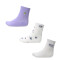 Medias Miss Carol pack x3 white Gris - Blanco - Lila