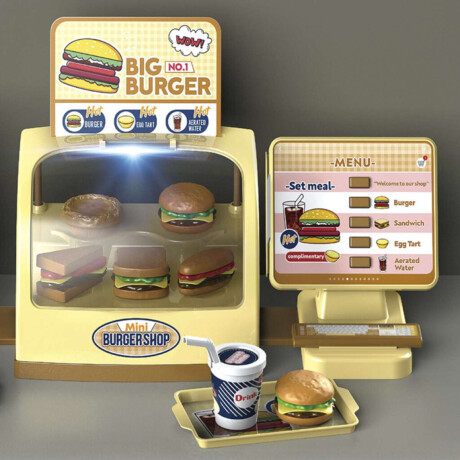 Kit Restaurante Comida Rápida Música y Luz