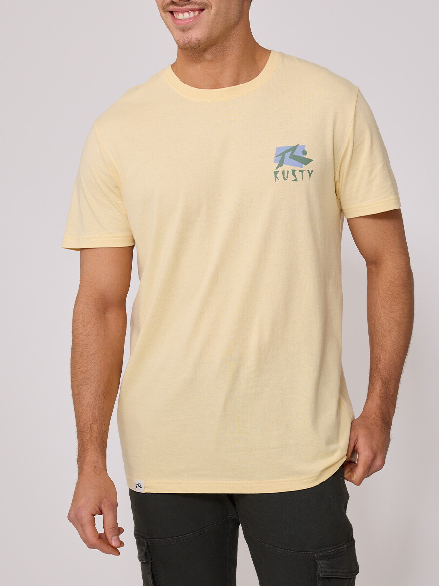 T-SHIRT RINZA RUSTY - Amarillo 