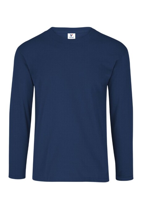 Camiseta a la base dry fit manga larga Azul Marino