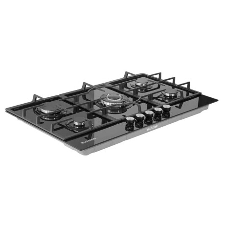 Anafe a Gas JAMES 5H AGVNT Vidrio Negro