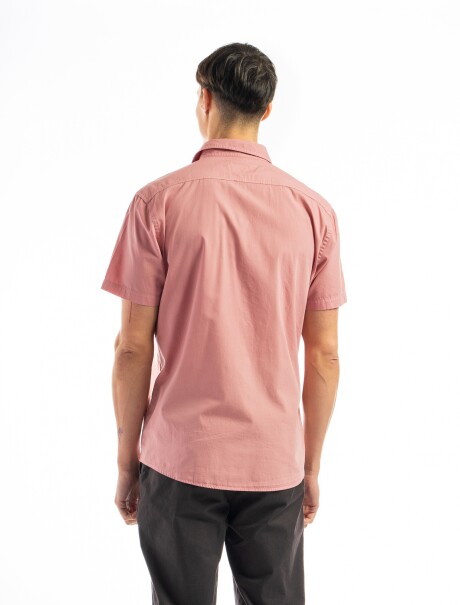 Camisa Algodón con Bolsillo Barcelona Rosa
