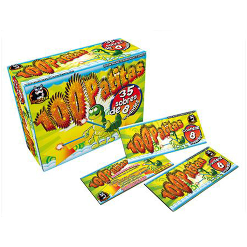 CIEN PATITAS MONSTER DISP 35X8PCS CIEN PATITAS MONSTER DISP 35X8PCS