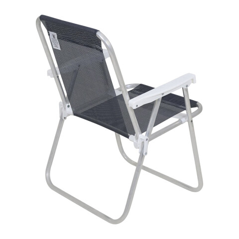 Silla Plegable de Aluminio 1 Posición AZUL