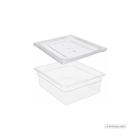 Tapa Rigida para Cuba Policarbonato GN 1/2 Tapa Rigida para Cuba Policarbonato GN 1/2