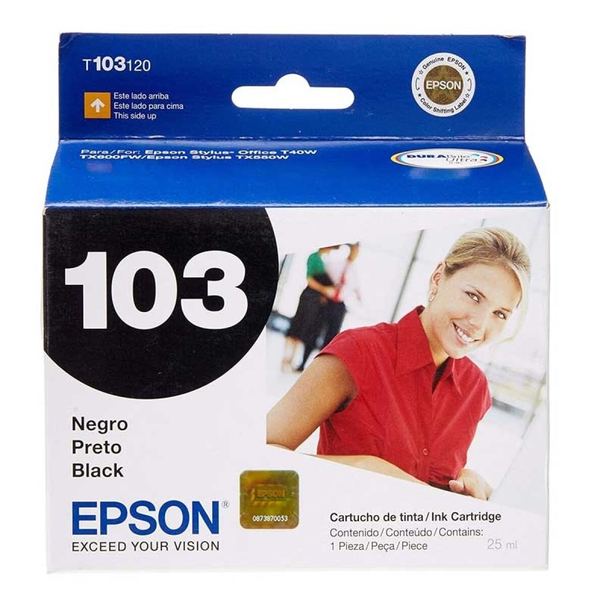 EPSON T103120 NEGRO STYLUS T40W/TX600FW/550W CP (D) - Epson T103120 Negro Stylus T40w/tx600fw/550w Cp (d) 