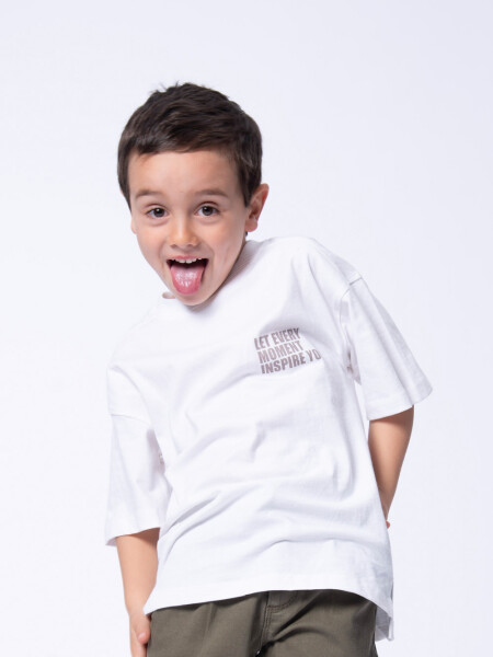 Remera estampa spiderman Inspire You Blanca