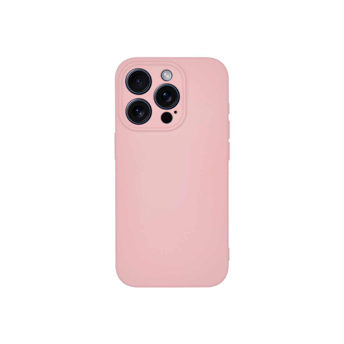 Protector iPhone 15 Pro engomado color rosa 
