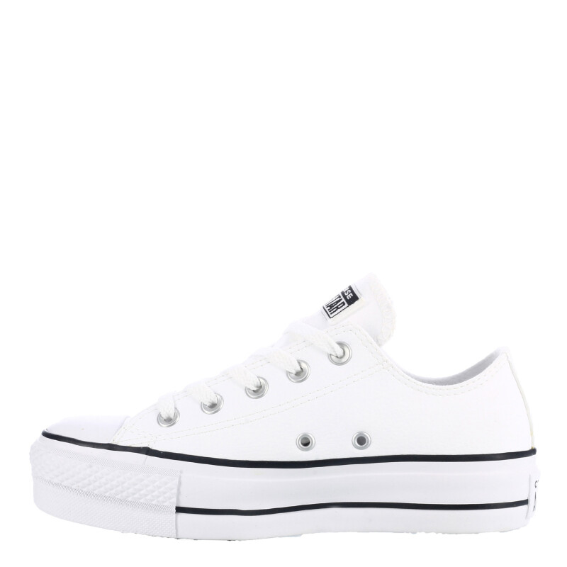 Championes Unisex Converse Plataforma Chuck Taylor Lift Blanco - Negro